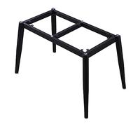 GNYVZXPLQ struttura delle gambe del tavolo in metallo, Telaio for gambe da tavolo in acciaio con ventosa multicolore, diverse misure(Black,105x82x45cm)