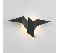 GNYVZXPLQ Tavolino Divano, Applique moderna a forma di uccello origami, montaggio in metallo, multicolore, 6,5x13,4 pollici, LED(Dark,Neutral light)