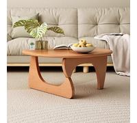 GNYVZXPLQ Tavolino Divano, Tavolino da caffè in legno di caucciù, stile moderno di metà secolo, vintage, multicolore, diverse dimensioni(Cherry,35.43" Lx22.83 Wx15.75 H(90x58x40cm))