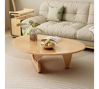 GNYVZXPLQ Tavolino Divano, Tavolino da caffè in legno di caucciù, stile moderno di metà secolo, vintage, multicolore, diverse dimensioni(Log,43.31" Lx30.71 Wx15.75 H(110x78x40cm))
