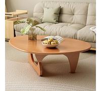 GNYVZXPLQ Tavolino Divano, Tavolino da caffè in legno di caucciù, stile moderno di metà secolo, vintage, multicolore, diverse dimensioni(Cherry,43.31" Lx30.71 Wx15.75 H(110x78x40cm))