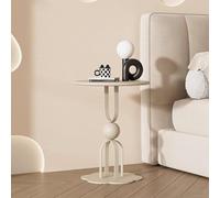 GNYVZXPLQ Tavolino Divano, Tavolino laterale for soggiorno, camera da letto, patio, multicolore, stili multipli(White,Style B)