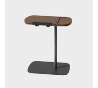 GNYVZXPLQ Tavolino Divano, Tavolino laterale girevole e regolabile a forma di C che scorre sotto il divano, multicolore, 19,7x11,8x23,6 pollici(Brown)