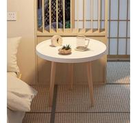 GNYVZXPLQ Tavolino Divano, Tavolino laterale, tavolino da caffè, comodino, multicolore, 15,8-19,7 P x 17,4 A(White,19.7" D x 17.4" H)