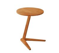 GNYVZXPLQ Tavolino Divano, Tavolino rotondo a forma di C in legno massello di rovere, multicolore, diverse misure(A,40x50cm(15.7x19.7in))