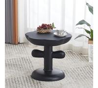 GNYVZXPLQ Tavolino Divano, Tavolino rotondo moderno a forma di fiore, comodino, divano, multicolore, 18x19 pollici(C)