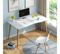GNYVZXPLQ tavolo computer, Scrivania da ufficio con cassetti in legno, tavolo da studio multicolore, diverse dimensioni(White,31.5"L x 16" W x 29" H)