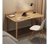 GNYVZXPLQ tavolo computer, Scrivania da ufficio con cassetti in legno, tavolo da studio multicolore, diverse dimensioni(Natural With Baffle,47.5"L x 23.5" W x 29" H)
