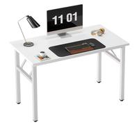 GNYVZXPLQ tavolo computer, Scrivania pieghevole for computer, ufficio, casa, non richiede montaggio, multicolore, 100x50x75 cm(White)