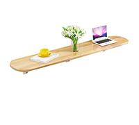 GNYVZXPLQ tavolo computer, Tavolo pieghevole da parete, da lavoro, for sala da pranzo, studio, cucina, multicolore (60-120) x 30 cm(Wood Color,120x30cm(47x12))