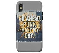 Go Ahead Punk Make My Day Custodia per iPhone X/XS