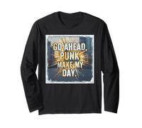 Go Ahead Punk Make My Day Maglia a Manica
