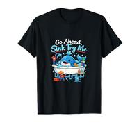 Go Ahead Sink Try Me Plumber Whale Vasca da Bagno Pun Maglietta