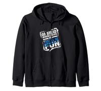 Go Ahead Underestimate Me That'll Be Fun Summer Gift Felpa con Cappuccio
