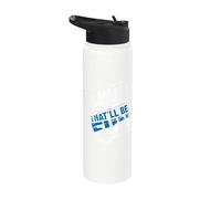 Go Ahead Underestimate Me That'll Be Fun Summer Gift Stainless Steel Insulated Water Bottle