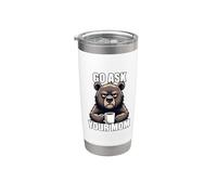 Go Ask Your Mom Bicchiere termico in acciaio inox doppia parete