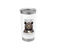 Go Ask Your Mom Bicchiere termico in acciaio inox doppia parete