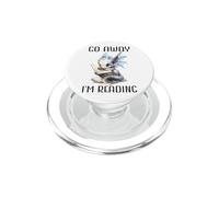 Go Away Im Reading Book Dragon Cute Dragon Books and Dragons PopSockets PopGrip per MagSafe