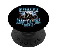 Go Away Kitten, divertente Bootleg Daddy Sigma Knights PopSockets PopGrip Adesivo