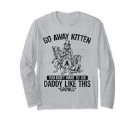 Go Away Kitten, Divertente Bootleg Daddy Sigma Wolf Maglia a Manica