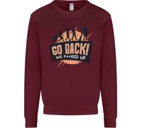 Go Back Divertente Cambiamento Climatico Ambiente Uomo Felpa