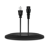 GO BEYOND YOURSEIF Cavo Di Alimentazione CA Universale A 3 Poli Da 30 Piedi, Spina USA 5-15P A C13, Cavo Extra Lungo Da 0,5 Mm² A 2,5 Mm², Spina Standard Americana for Computer(0.75mm²)