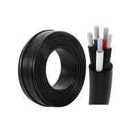 GO BEYOND YOURSEIF Cavo Di Alimentazione Ignifugo FT1 A 5 Conduttori, 18-24 AWG, Da -40°F A 221°F, 100FT, Cavo Flessibile For Uso Domestico Da Bassa Ad Alta Tensione(60ft,24AWG)