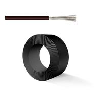 GO BEYOND YOURSEIF Cavo di Rame Stagnato Ad Alta Temperatura da 25~100 Piedi, Calibro 26-10, con Isolamento in Silicone, Resistente al Calore/Flessibile for Caldaie, Riscaldatori, Forni(50ft,24AWG)