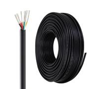 GO BEYOND YOURSEIF Cavo Elettrico A 6 Conduttori Calibro 22/20/18/16/14, 25 Piedi, UL 2464 22-14 AWG in Rame Stagnato PVC Intrecciato Anime for Illuminazione LED(45FT,18AWG-6C)