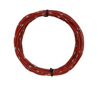 GO BEYOND YOURSEIF Cavo Elettrico Auto Flessibile 18/16/14/12 AWG, Rame Puro Alta Temperatura 0.75/1.0/1.5/2.5 Mm², Resistente A Olio E Abrasione con Nastro Isolante(Red,10m(32ft),0.75mm²(18AWG))