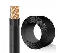 GO BEYOND YOURSEIF Cavo Elettrico for Edifici THHN Unipolare con Conduttore in Rame, 14-6 AWG, Guaina in PVC E Nylon BPS, Cavo Ignifugo da 600 V E 320 Piedi for Pannelli Solari(14AWG)