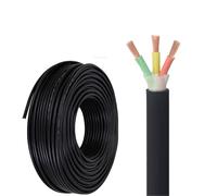 GO BEYOND YOURSEIF Cavo Elettrico Marino Flessibile da 30 Piedi/65 Piedi/100 Piedi, Conduttore 2/3 AWG 18/16/14, con Rivestimento in Gomma, Bassa Tensione E Nastro Isolante(100FT,16AWG-2C)