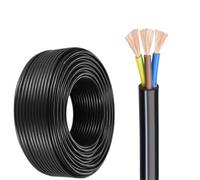 GO BEYOND YOURSEIF Cavo for Pompa Sommergibile JHS A 3 Conduttori, Impermeabile E Resistente al Calore -Guaina in Gomma Ecologica, 30/80/130 Piedi Motori, Pompe Cablaggi Esterni(30ft,6mm2-3c)