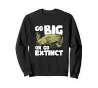 Go Big Or Go Extinct Ittiologia Divertente Arapaima Fish Lovers Felpa