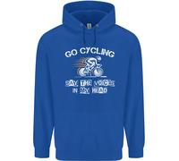 Go Ciclismo Say Voci Nel Mio Testa Ciclisti Bambini Felpa con Cappuccio