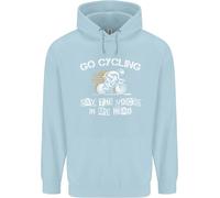 Go Ciclismo Say Voci Nel Mio Testa Ciclisti Bambini Felpa con Cappuccio