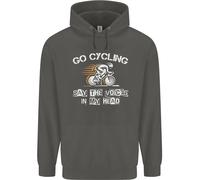 Go Ciclismo Say Voci Nel Mio Testa Ciclisti Bambini Felpa con Cappuccio