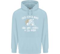 Go Ciclismo Say Voci Nel Mio Testa Ciclisti Bambini Felpa con Cappuccio