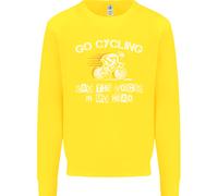 Go Ciclismo Say Voci Nel Mio Testa Ciclisti Bambini Felpa Maglione