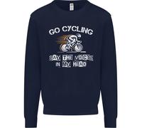 Go Ciclismo Say Voci Nel Mio Testa Ciclisti Bambini Felpa Maglione
