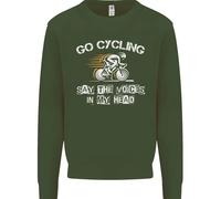 Go Ciclismo Say Voci Nel Mio Testa Ciclisti Bambini Felpa Maglione