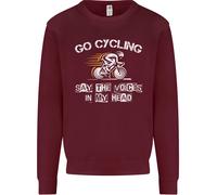 Go Ciclismo Say Voci Nel Mio Testa Ciclisti Bambini Felpa Maglione
