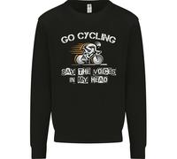 Go Ciclismo Say Voci Nel Mio Testa Ciclisti Bambini Felpa Maglione