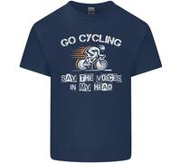 Go Ciclismo Say Voci Nel Mio Testa Ciclisti T-Shirt Ragazzi Ragazze
