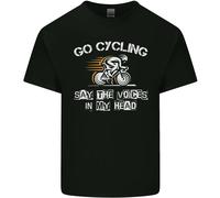 Go Ciclismo Say Voci Nel Mio Testa Ciclisti T-Shirt Ragazzi Ragazze