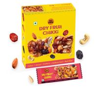 GO DESi Dry Fruit Chikki Confezione da 6 Barrette di frutta secca Confezione Regalo Caramelle Indiane DESi Meetha, Dolci Mithai, Gajak, 30 g x 6 Pezzi, 180 grammi