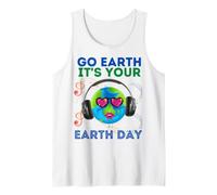 Go Earth It's Your Earth Day Musica Sing Dance Planet Party Canotta