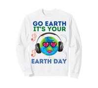 Go Earth It's Your Earth Day Musica Sing Dance Planet Party Felpa
