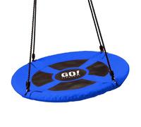 GO!elements altalena a nido | altalena rotonda per bambini e adulti | regolabile in altezza fino a 150 kg | Dimensioni: ø 80 cm, Colore: Blu