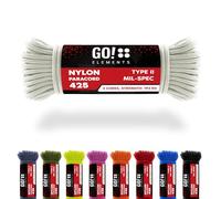 GO!elements Paracord Corda in Nylon antistrappo - 3mm Paracord 425 Tipo II Linee Come Corda da Esterno, Corda Multiuso, Corda di Sopravvivenza - Linea in Nylon Max. 192kg